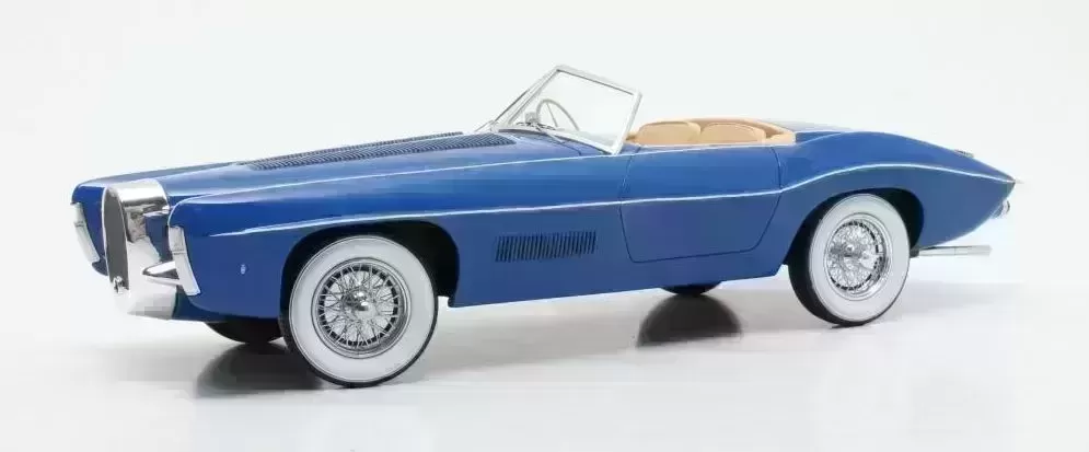 Bugatti T101 C Exner Ghia 1966 Blauw - 1:18