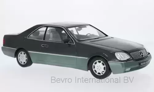 Mercedes-Benz 600 SEC 1992 Donkergroen Metallic