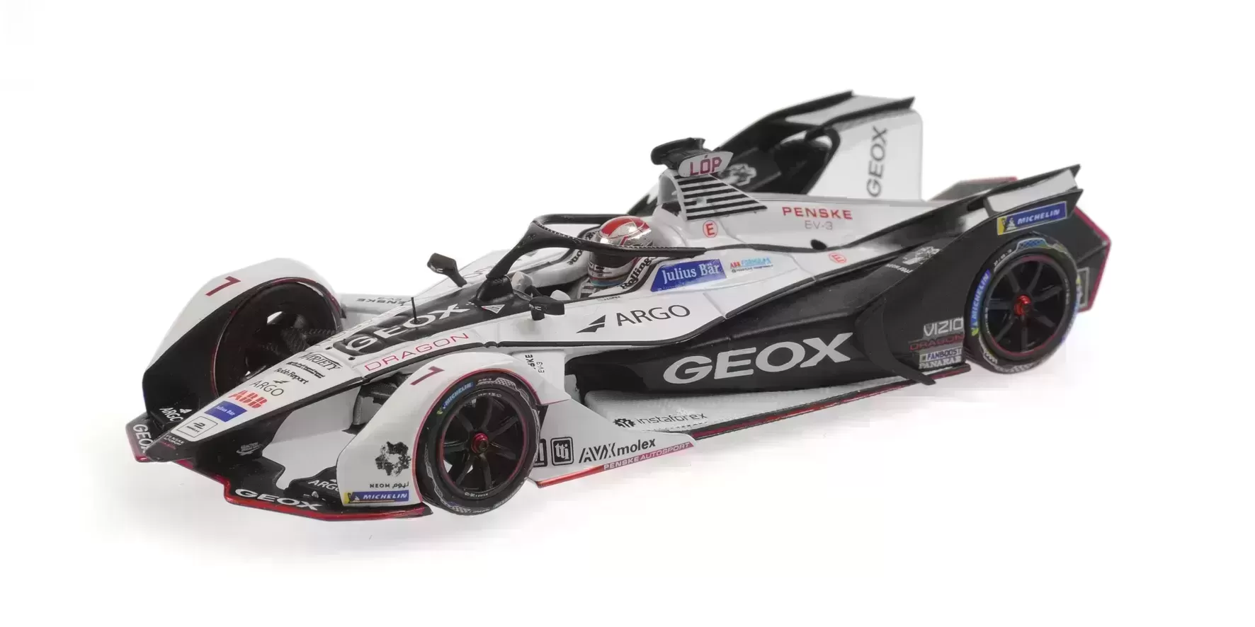 Formula E Season 5 Geox Dragon 2018 J.M. Lopez - 1:43