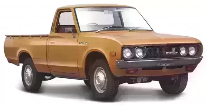 Datsun 620 Pick Up 1973 Rood