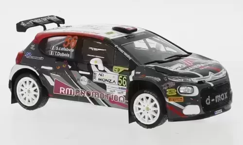 Citroen C3 R5 No.56 WRC Rally Monza 2020 Lefebvre/Dubios - 1:43
