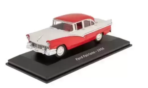 Ford Fairlane 1956 Rood/Wit - 1:43