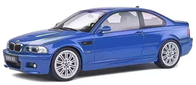 BMW M3 (E46) 2000 Blauw - 1:18