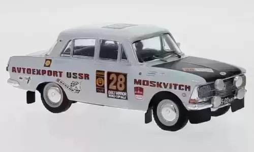 Moskwitsch 412 No.28 Rally London-Mexico 1970 Potapcikas/Lesovskiy/Bazhenov - 1:43