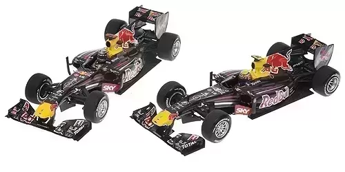 2 Car Set Red Bull Racing RB6 constructors wc 2010