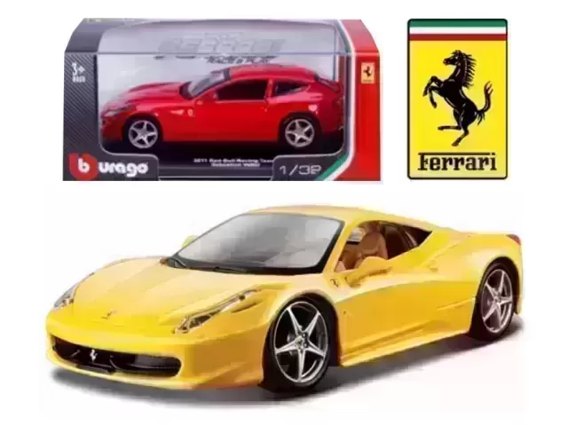 Ferrari 458 Italia Geel - 1:32