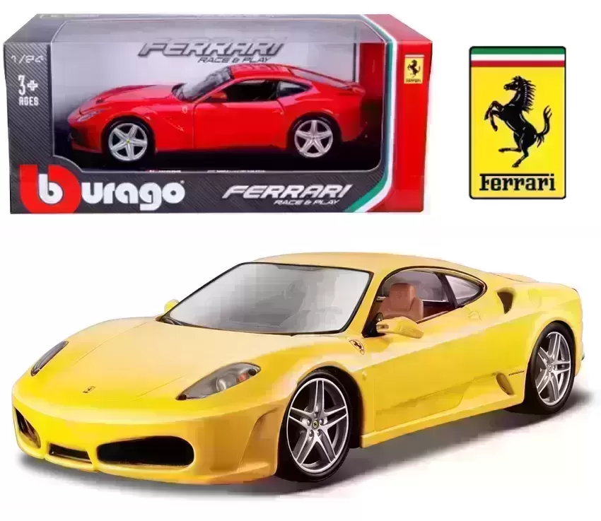 Ferrari F430 Geel -1:24